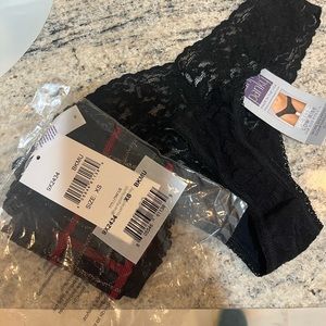 NWT Hanky Panky SET OF 2 - 1 girlkini, 1 thong XS